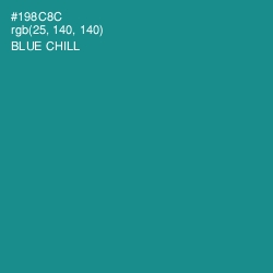 #198C8C - Blue Chill Color Image